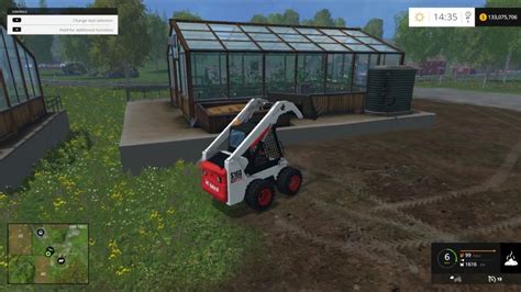 how to mod farming simulator 2015 a bob cat skid steer mod